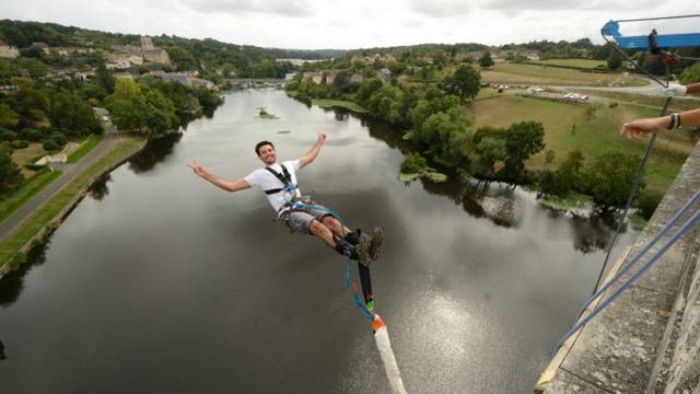 saut à l'élastique en Sud Vienne Poitou